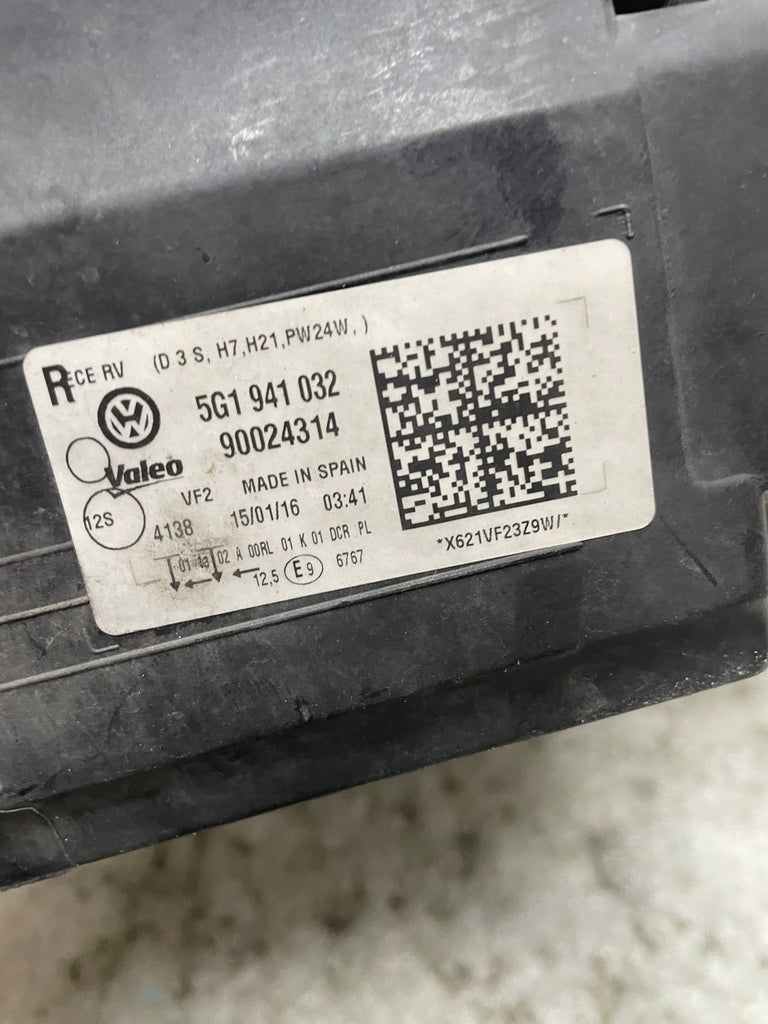 Frontscheinwerfer VW Golf VII 5G1941032 Xenon Rechts Scheinwerfer Headlight SCH3295092846yw