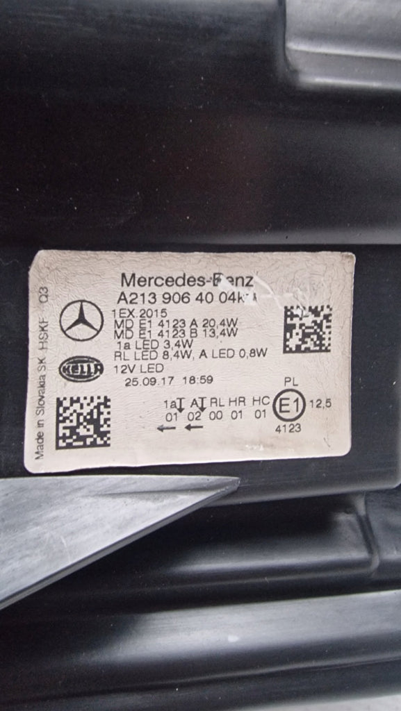 Frontscheinwerfer Mercedes-Benz W213 A2139064004 Rechts Scheinwerfer Headlight SCH9620549990iq