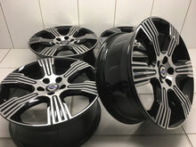 Load image into Gallery viewer, 4x Alufelge 18 Zoll 7.5" 5x108 50 5ET Glanz Schwarz 31471552 Volvo V70 I Xc60 FEL4326714106tn