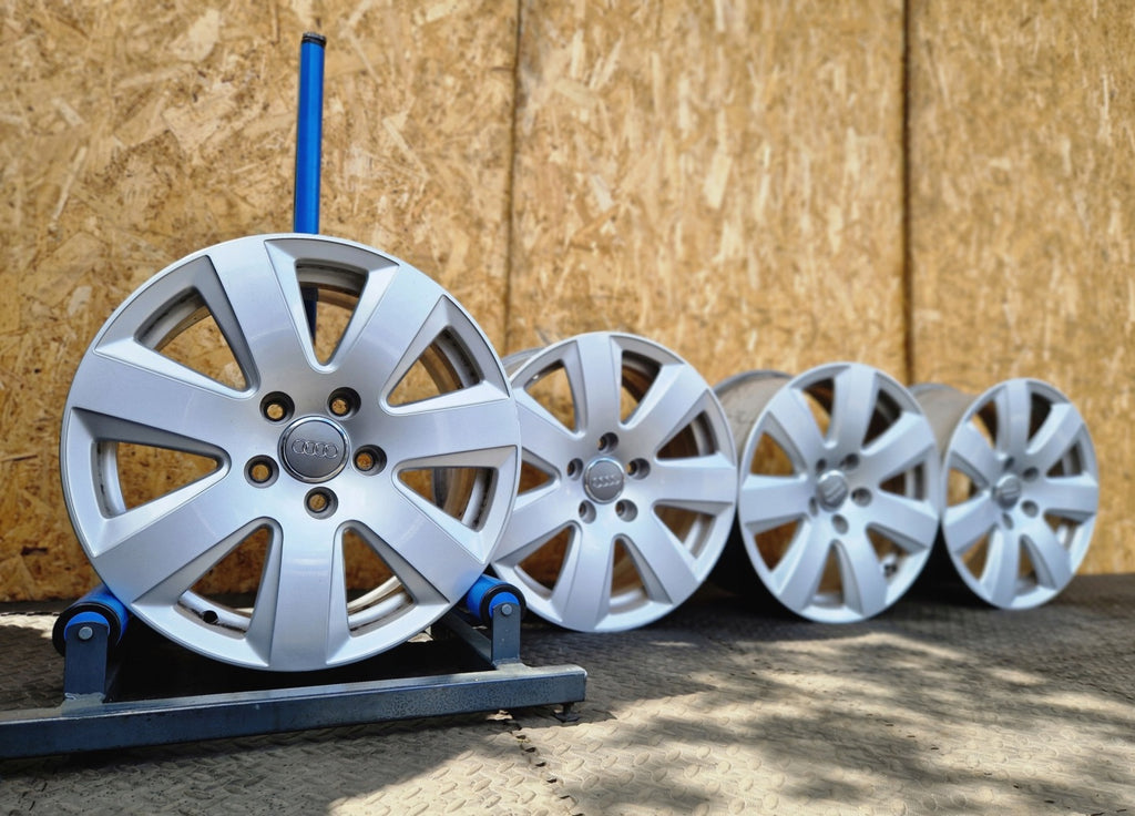 4x Alufelge 16 Zoll 7.5" 5x112 45ET Glanz Silber 4F0601025AJ Audi C6 Rim Wheel FEL2055781828lr