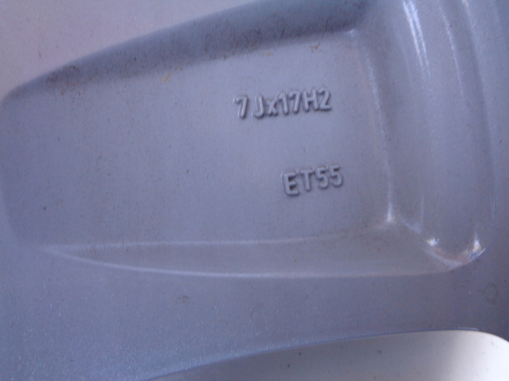 1x Alufelge 17 Zoll 7.0" 5x108 55ET Glanz Silber 7M2J1007-AA Ford Galaxy