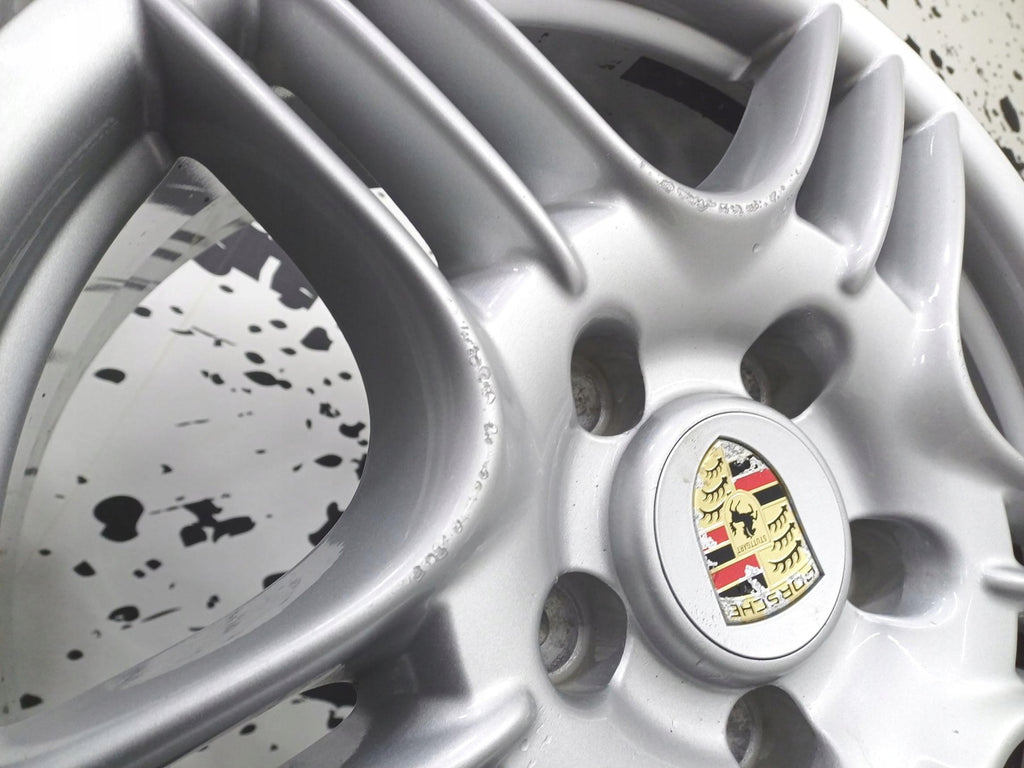 4x Alufelge 18 Zoll 8.0" 5x130 57ET Silber 7L5601025A Porsche Cayenne Rim Wheel FEL2109484587vj