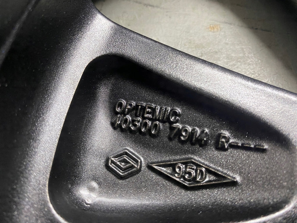 1x Alufelge 17 Zoll 7.0" 4x100 44ET 403001878 Renault Clio Iv Rim Wheel