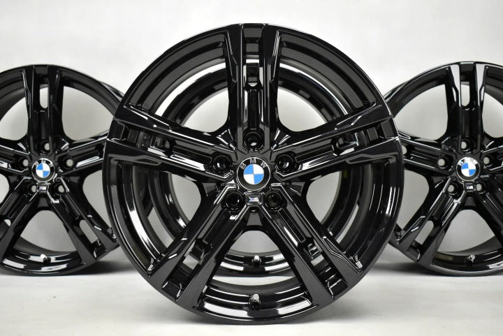 4x Alufelge 18 Zoll 8.0" 5x112 57ET Glanz Schwarz 8092352 BMW F44 1 F40 FEL4537053050ge
