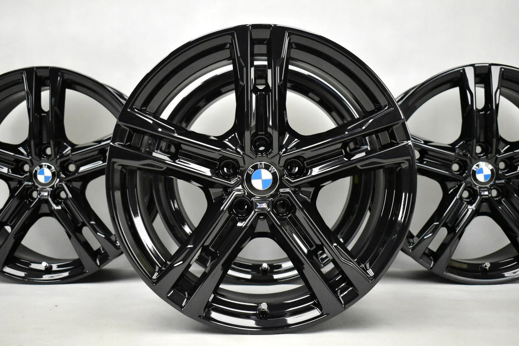 4x Alufelge 18 Zoll 8.0" 5x112 57ET Glanz Schwarz 8092352 BMW F44 1 F40 FEL4537053050ge