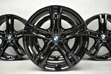 Laden Sie das Bild in den Galerie-Viewer, 4x Alufelge 18 Zoll 8.0" 5x112 57ET Glanz Schwarz 8092352 BMW F44 1 F40 FEL4537053050ge
