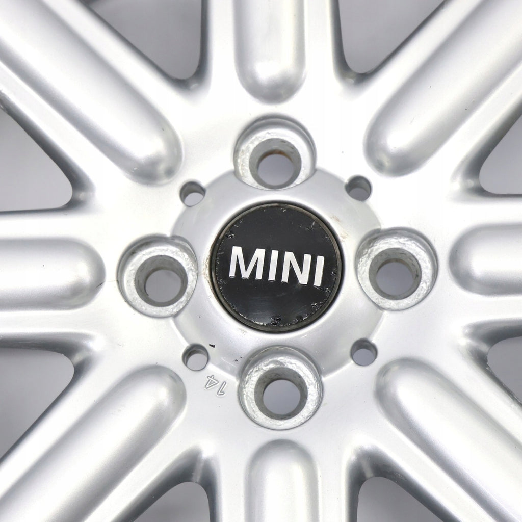 1x Alufelge 16 Zoll 6.5" 4x100 48ET Silber 6791941 Mini R55 R56 Rim Wheel FEL3270031591qa