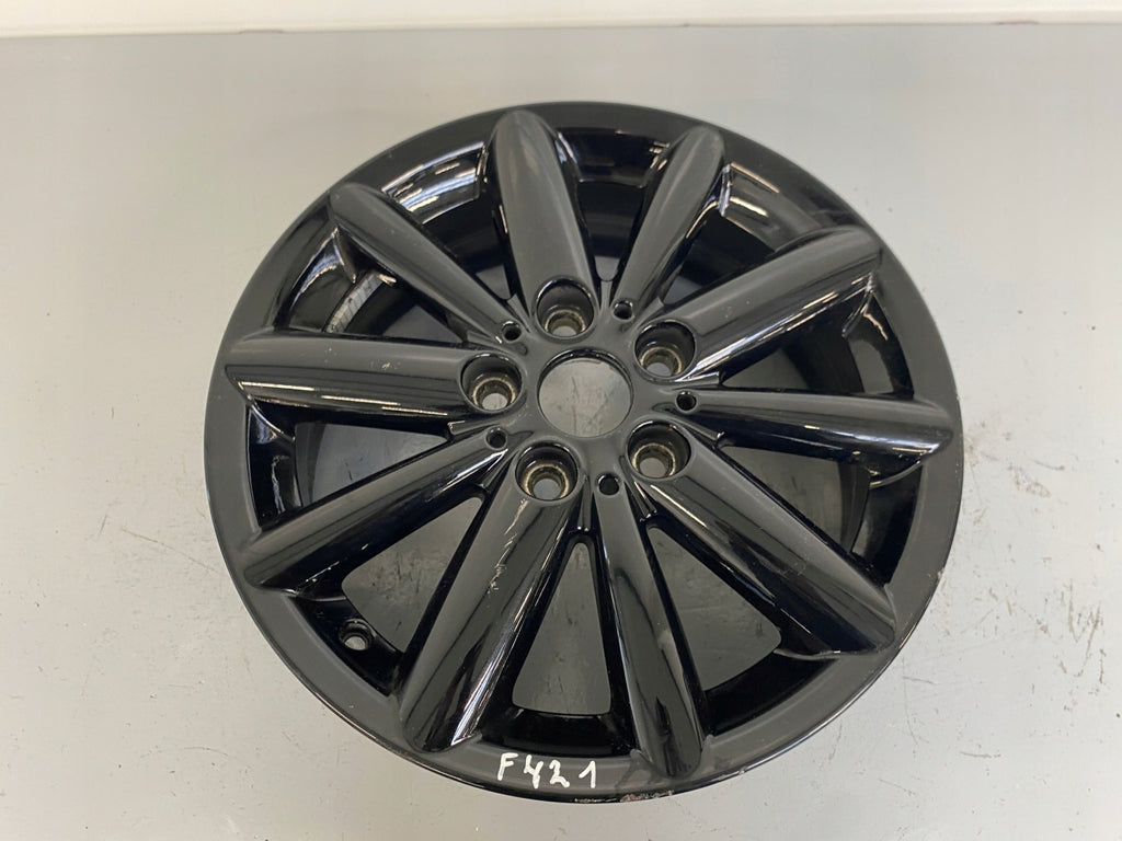 1x Alufelge 16 Zoll 5.5" 5x112 46ET Glanz Schwarz 6866674 Mini F57 F56 F55 FEL1354164620ur