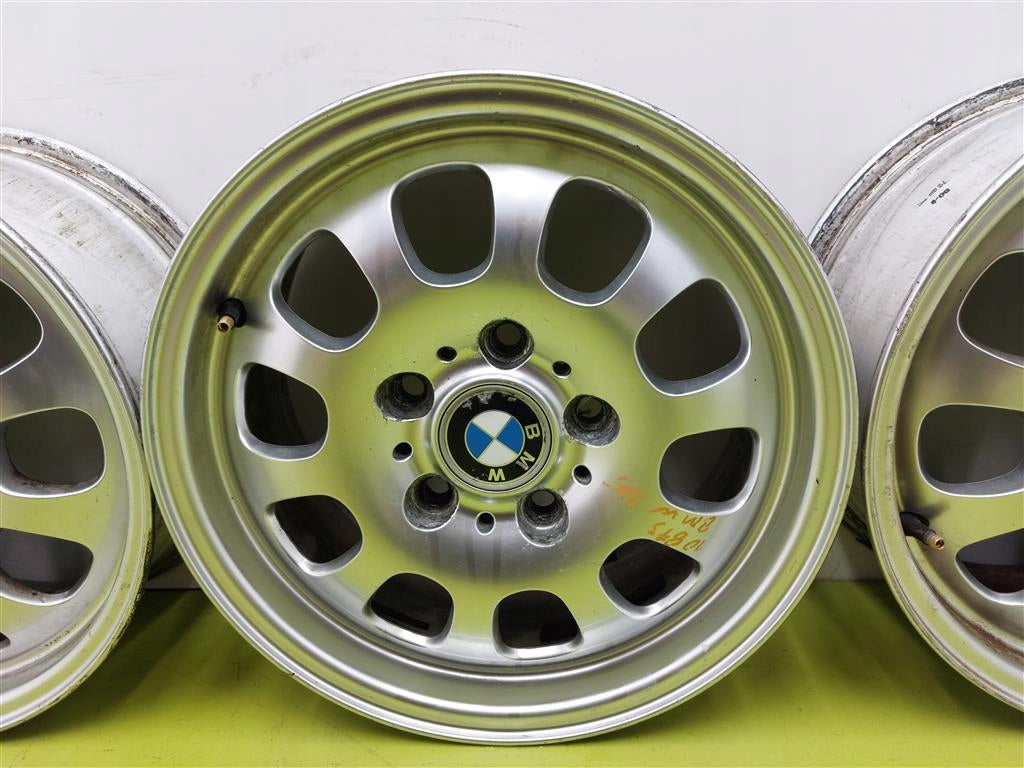 4x Alufelge 16 Zoll 6.5" 5x120 32ET Matt Silber 1094499 BMW Rim Wheel FEL4165573270ka