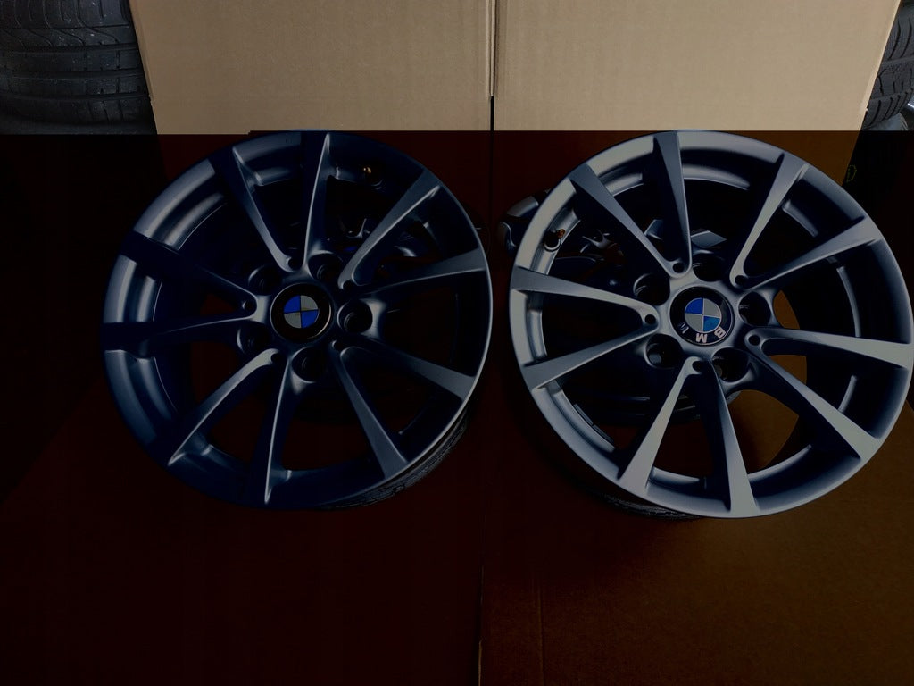 4x Alufelge 16 Zoll 7.0" 5x120 31ET Silber 6796236 BMW F36 3 F30 Rim Wheel FEL1723050036cx