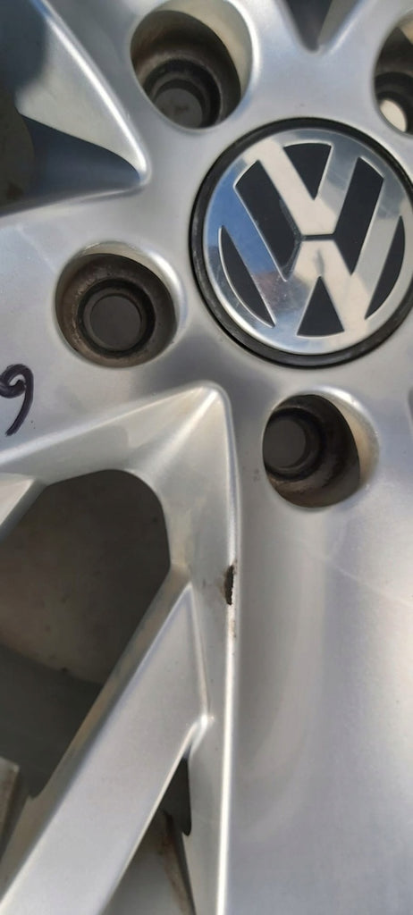 1x Alufelge 16 Zoll 6.5" 5x112 50ET Glanz Silber 5C0601025AE VW New Beetle Jetta FEL7722260649qa