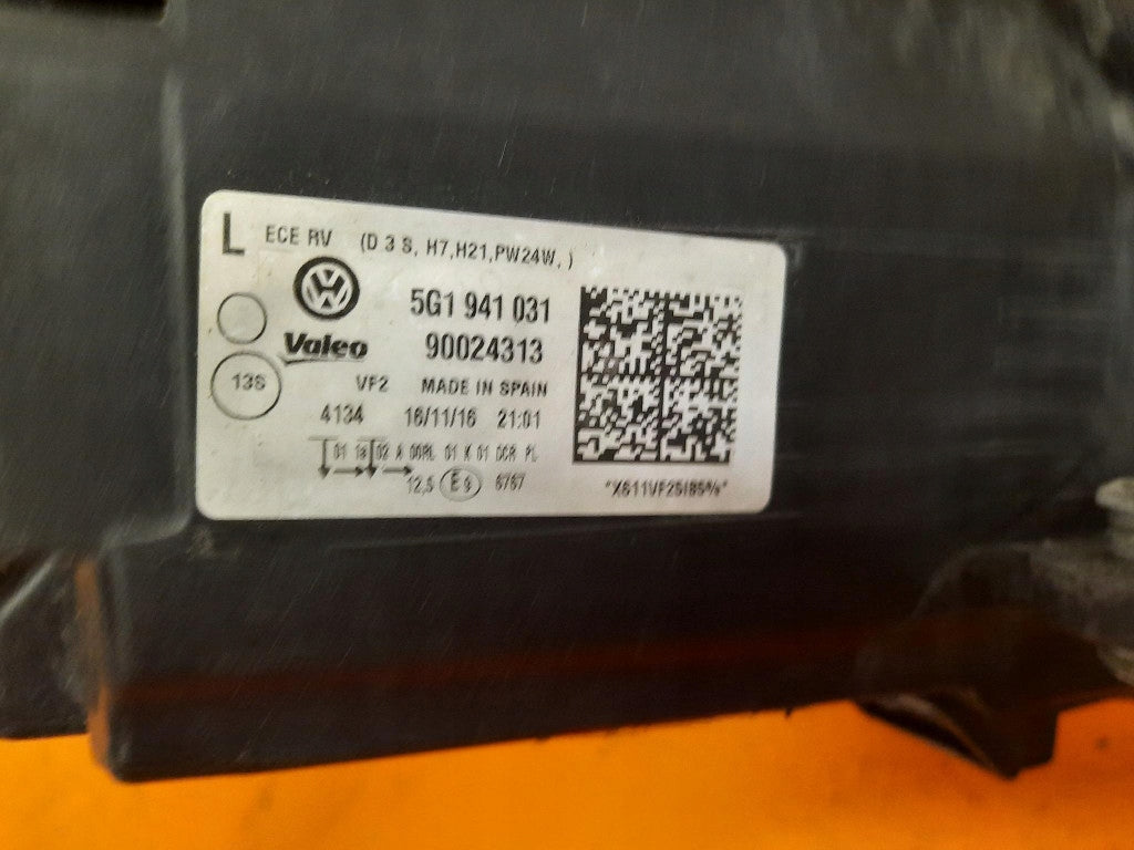 Frontscheinwerfer VW Golf VII 5G1941031 Links Scheinwerfer Headlight SCH5503873227tg