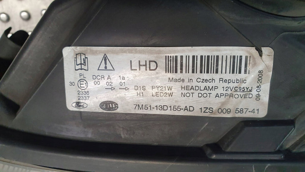 Frontscheinwerfer Ford C-Max 7M51-13D155-AD Links Scheinwerfer Headlight SCH8280712175gu