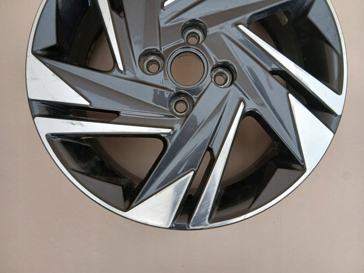 1x Alufelge 16 Zoll 6.0" 4x100 50ET Glanz 52910Q0200 Hyundai Bayon Rim Wheel FEL5745382971vw