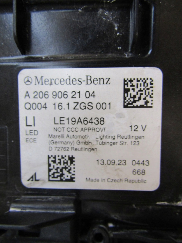 Frontscheinwerfer Mercedes-Benz W206 A2069062104 LED Links Headlight SCH7979871270ne
