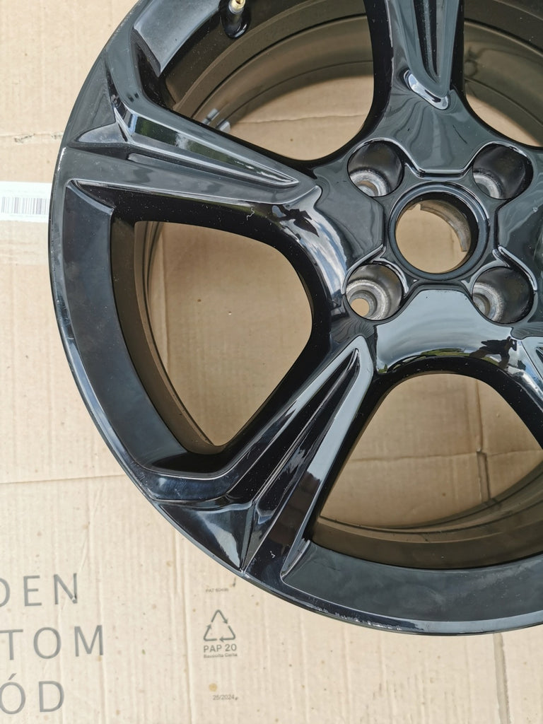 1x Alufelge 17 Zoll 7.0" 4x108 38ET Glanz Schwarz Opel Corsa F Rim Wheel FEL7665257055hk