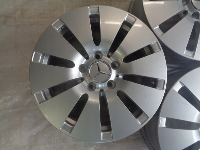 4x Alufelge 16 Zoll 6.5" 5x112 44 5ET A2424010002 Mercedes-Benz W242 Rim Wheel FEL3343081285kg