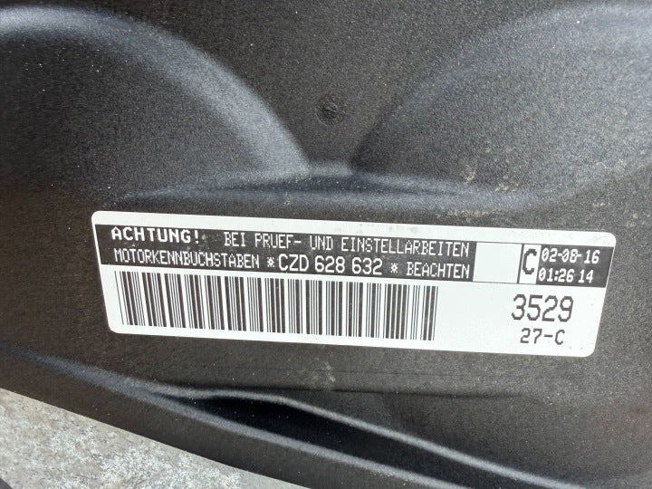 Motor Audi Golf VII CZD CZDA 1.4 TSI 150PS 110kW 160TKm 2017 Benzin Komplett MOT1240794202ko