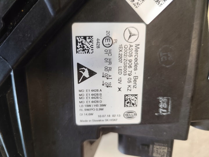 Frontscheinwerfer Mercedes-Benz A2059067905 LED Links Scheinwerfer Headlight SCH5469305286pe