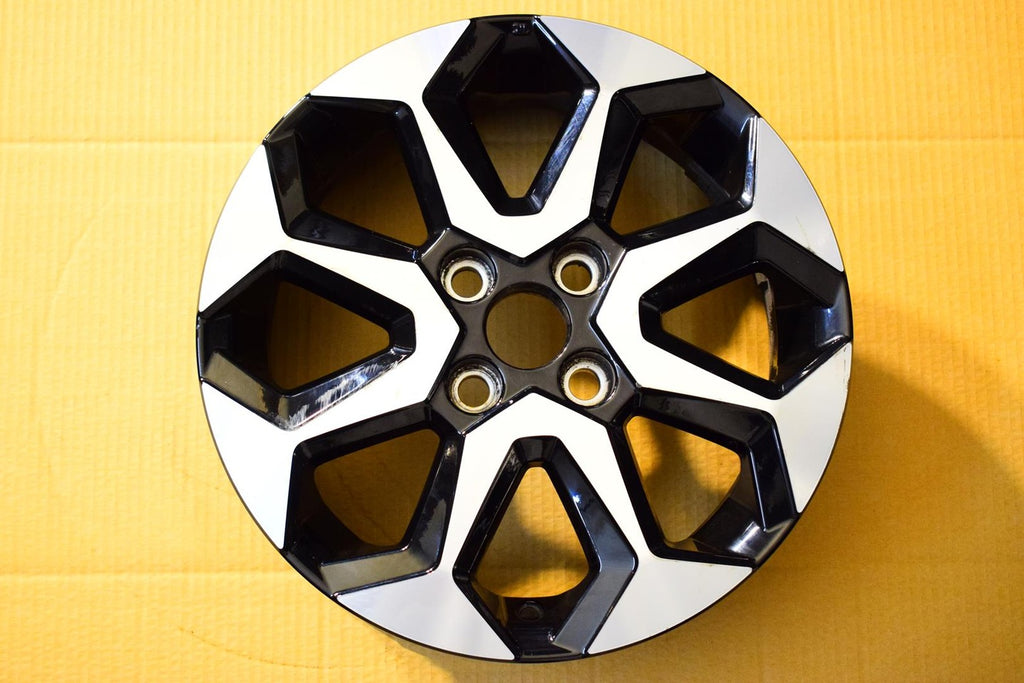 1x Alufelge 15 Zoll 4.5" 4x100 35ET Glanz Schwarz 42611-0H050 Toyota Aygo