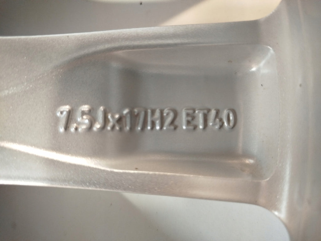 1x Alufelge 17 Zoll 7.5" 5x112 40ET Glanz Silber A2134011300 Mercedes-Benz FEL2067890228cd