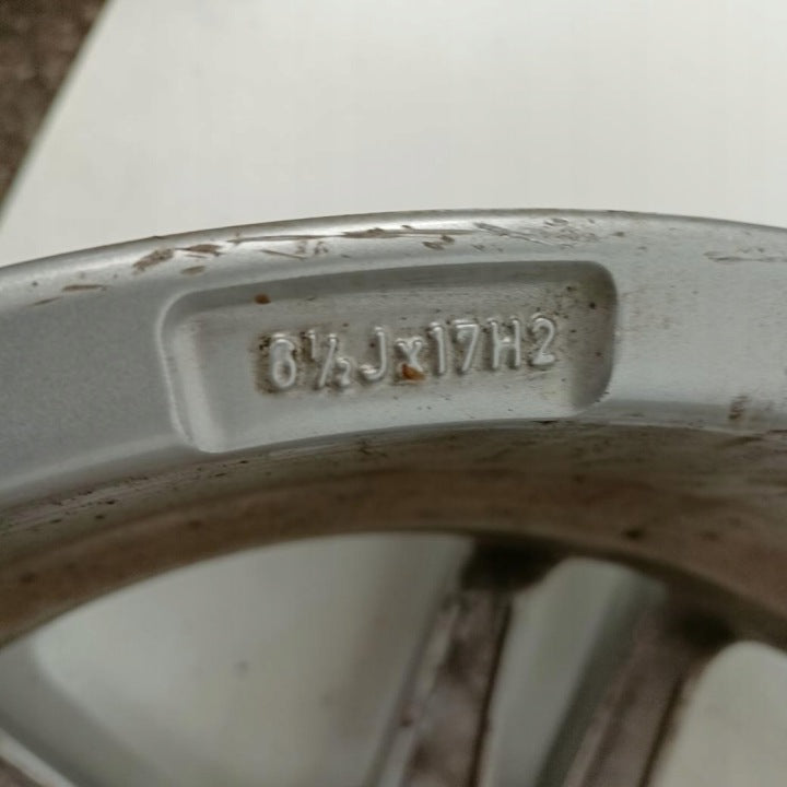 4x Alufelge 17 Zoll 6.5" 5x112 44ET Glanz Silber Rim Wheel FEL4525304200jp