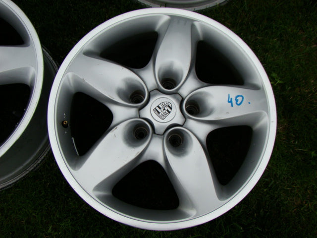 4x Alufelge 18 Zoll 8.0" 5x130 7L5601025C Porsche Cayenne Rim Wheel FEL7902563242oj