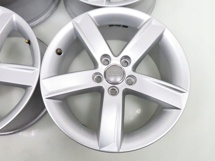 4x Alufelge 17 Zoll 7.0" 5x112 46ET Glanz Silber 8K0071497 Audi A4 B8 Rim Wheel FEL9767510040el