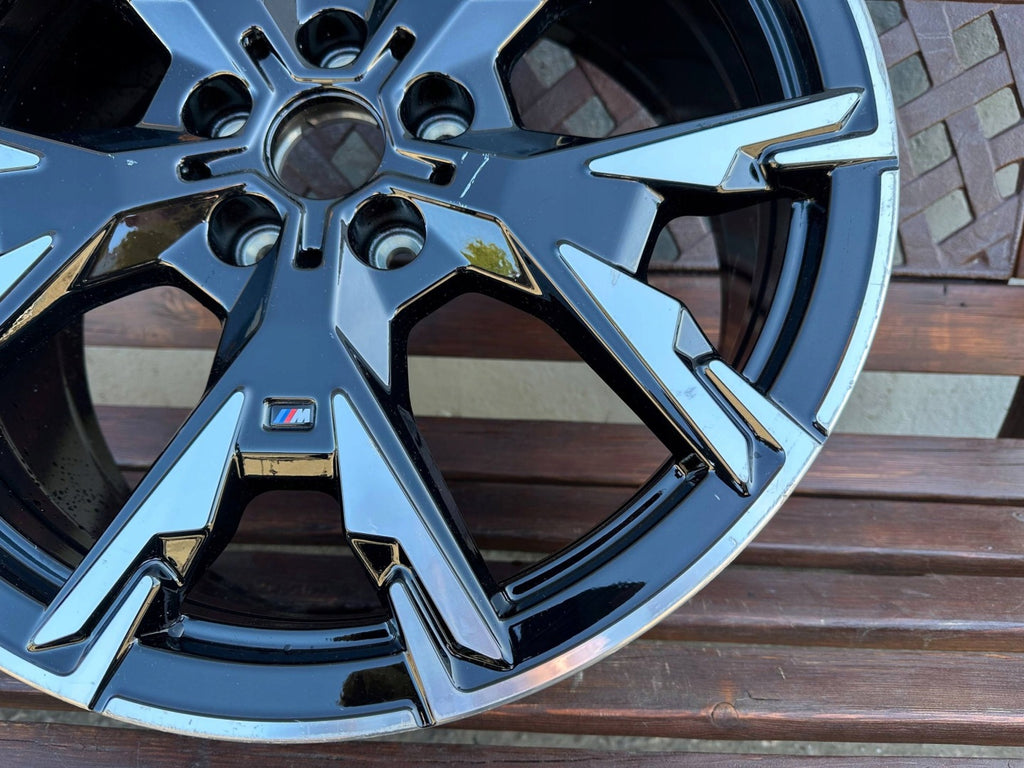 1x Alufelge 19 Zoll 8.0" 5x112 53ET Glanz Schwarz 5A45267 BMW 1 Rim Wheel FEL2782200810ny