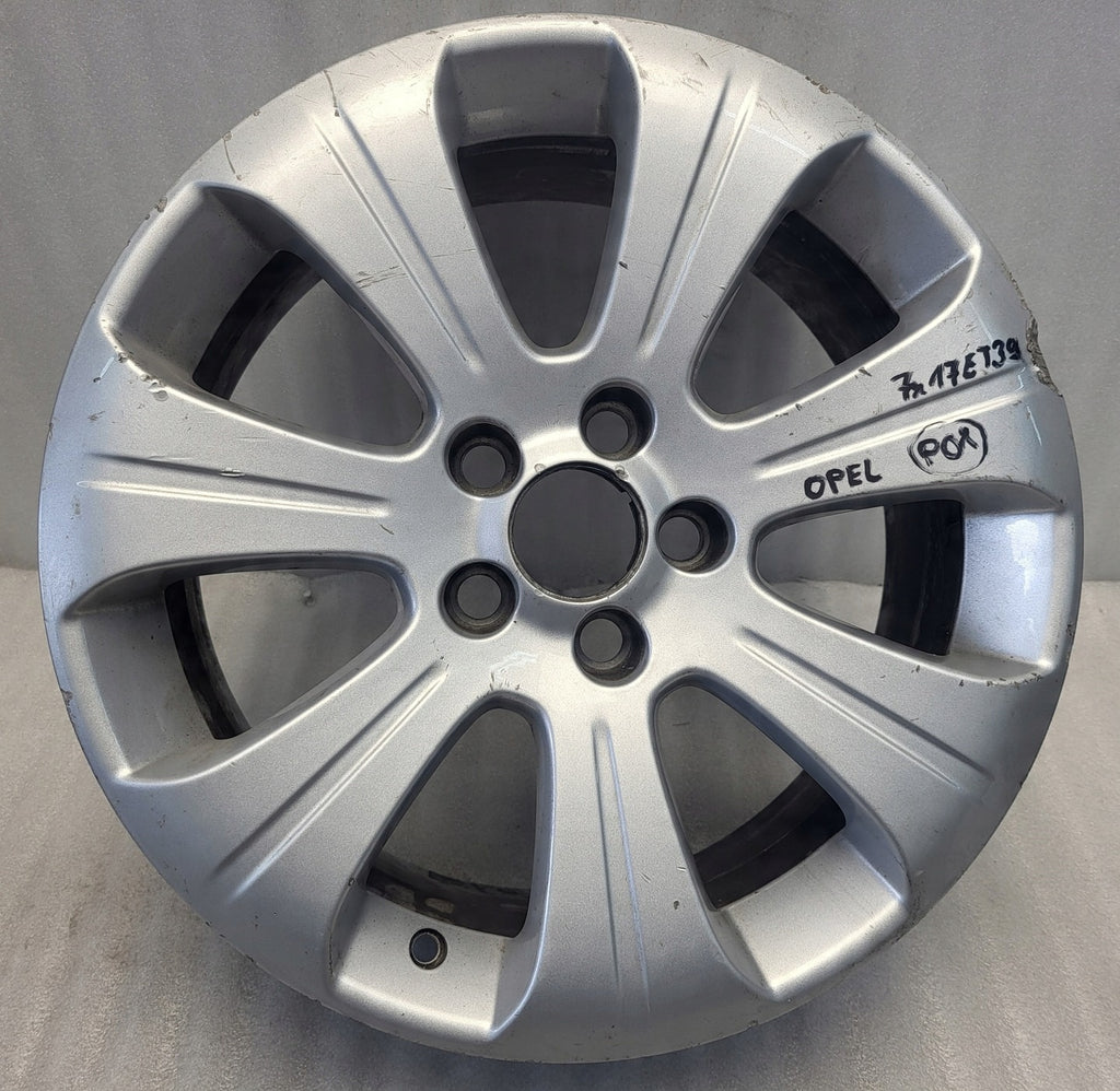 1x Alufelge 17 Zoll 7.0" 5x110 38ET 13257341 Opel Astra H Signum Vectra C Zafira