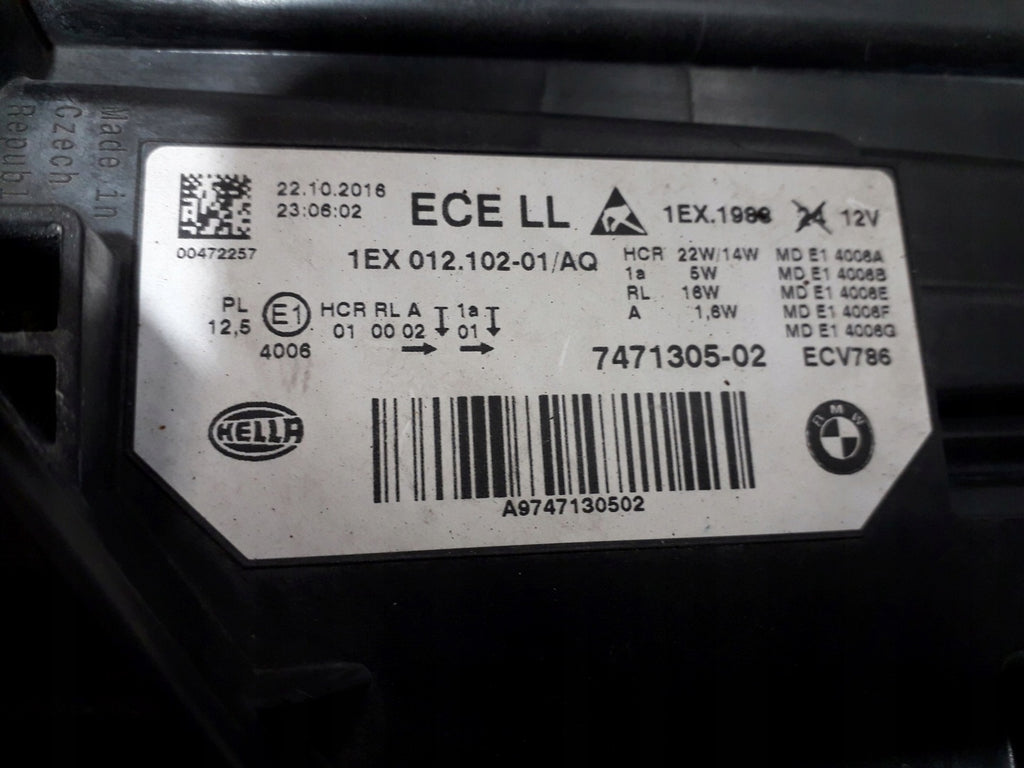 Frontscheinwerfer BMW F30 F31 7471305-02 LED Links Scheinwerfer Headlight SCH3215357299gu