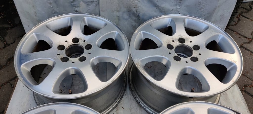 4x Alufelge 16 Zoll 8.0" 5x112 32ET Silber A2094011002 Mercedes-Benz Rim Wheel