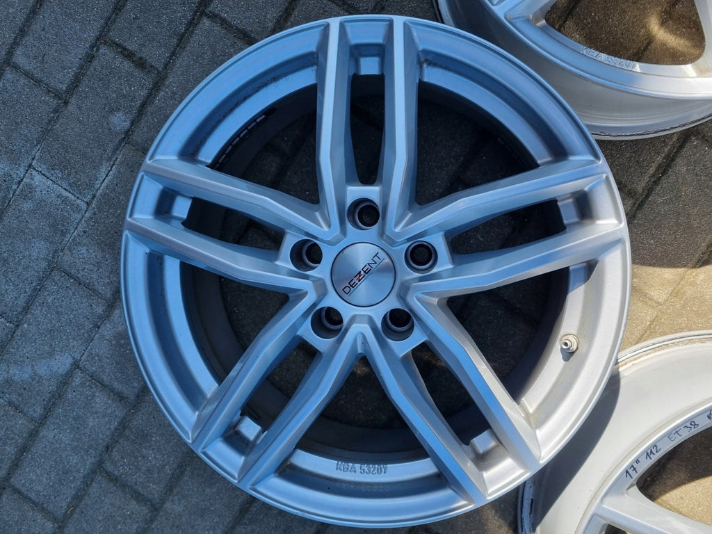 4x Alufelge 17 Zoll 5x112 38ET Silber KBA53207 Audi W211 I Rim Wheel FEL5271508107uj