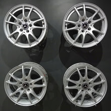 Laden Sie das Bild in den Galerie-Viewer, 4x Alufelge 16 Zoll 6.5" 5x112 49ET Glanz Silber Mercedes-Benz Rim Wheel FEL2103737768vd
