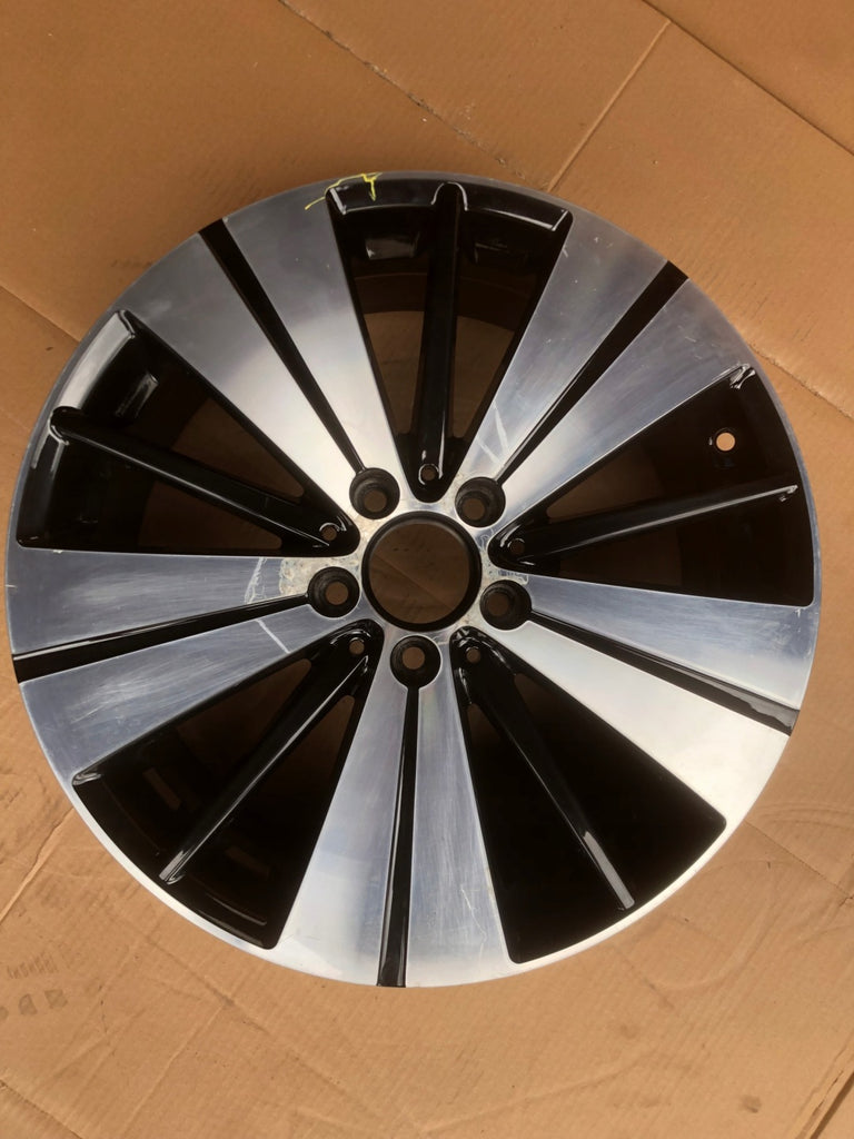 1x Alufelge 18 Zoll 7.5" 5x112 52ET Glanz Schwarz A2464011800 Mercedes-Benz FEL2814390054ch