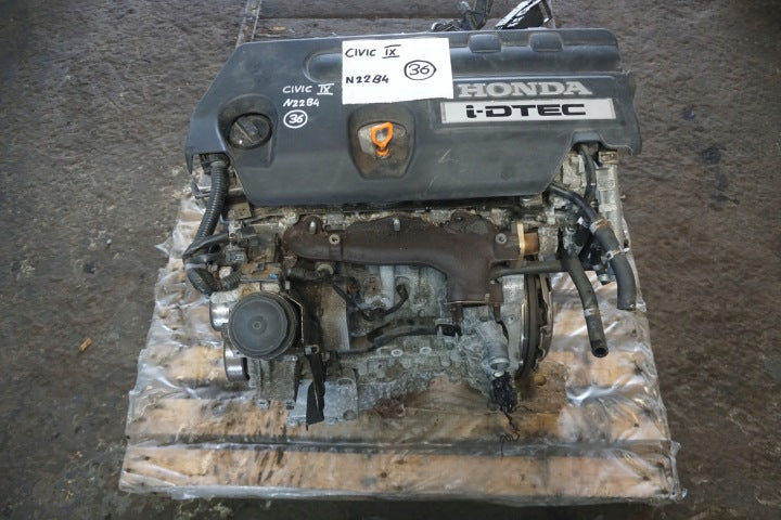 Motor Honda Civic IX N22B4 2.2 150PS 110kW 135TKm 2014 Diesel Engine Komplett MOT7383153345bg