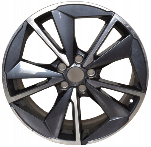 1x Alufelge 19 Zoll 7.5" 5x114.3 45ET Glanz Schwarz 6UA3A Nissan 1 Rim Wheel FEL8917611452bf