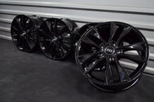 Laden Sie das Bild in den Galerie-Viewer, 4x Alufelge 17 Zoll 7.5" 5x112 56ET Schwarz Audi A3 Golf I Rim Wheel FEL9237124380df
