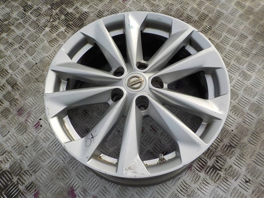 1x Alufelge 17 Zoll 7.0" 5x114.3 40ET Glanz Schwarz Nissan Qashqai I J10 FEL5572956483fw