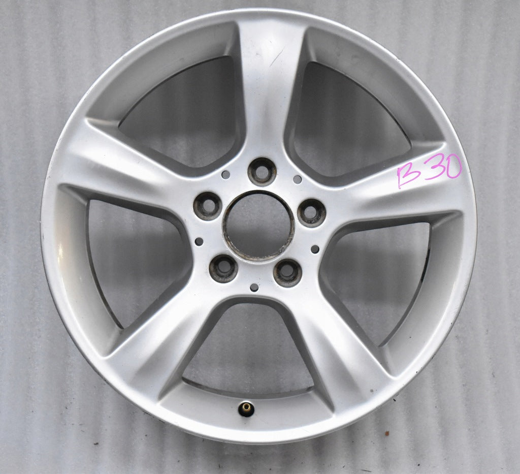 1x Alufelge 16 Zoll 7.0" 5x112 31ET Glanz Silber A2034012902 Mercedes-Benz Cl203 FEL9989484546ad