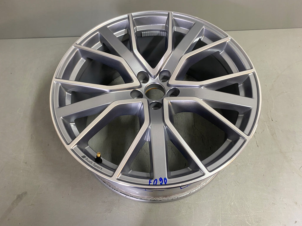 1x Alufelge 21 Zoll 9.5" 5x112 36ET Glanz Silber 4KE601025C Audi E-Tron Mg