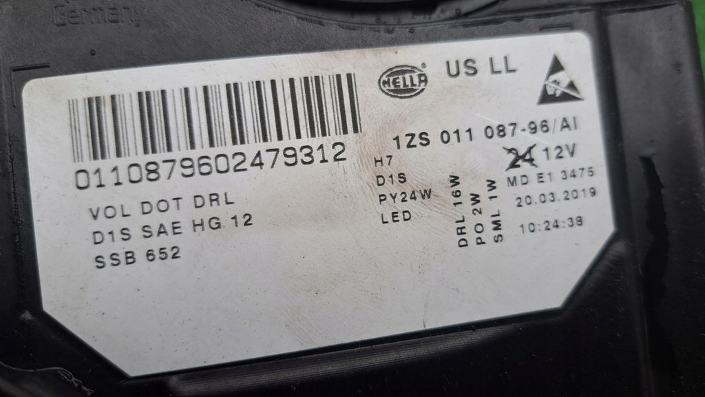 Frontscheinwerfer BMW 5 F11 F10 1ZS011087-96 Bi-Xenon Rechts Headlight SCH4410128420lp