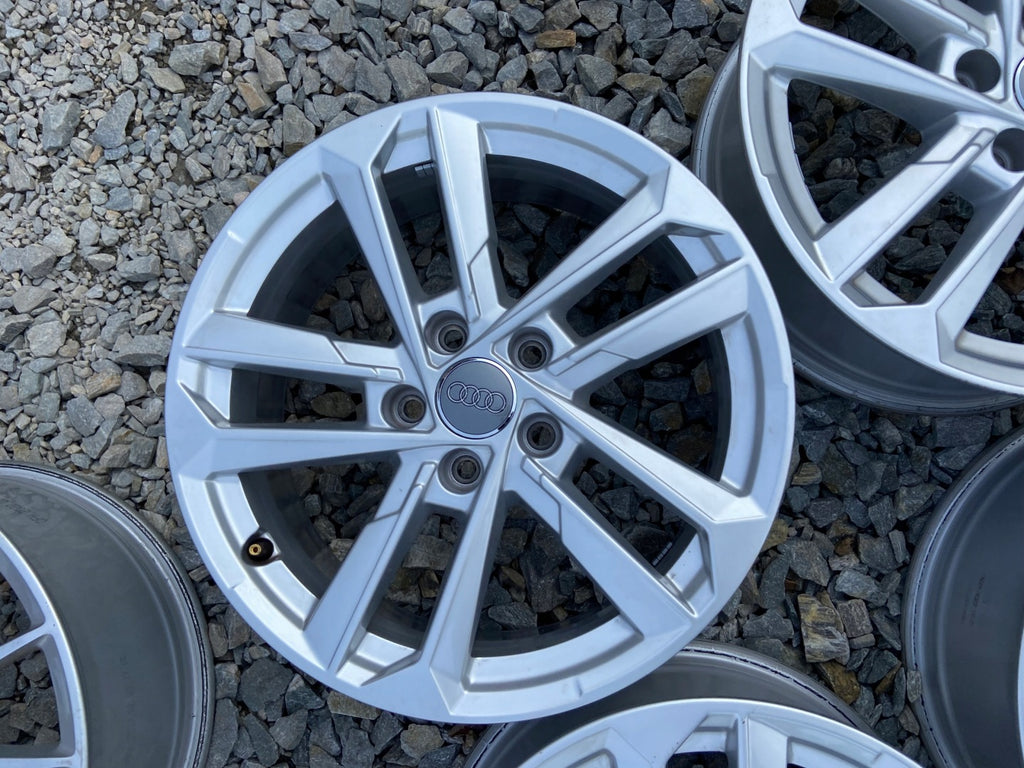 4x Alufelge 17 Zoll 6.5" 5x112 43ET Glanz Silber 8Y0601025L Audi A6 A4 Rim Wheel FEL3782394845xt