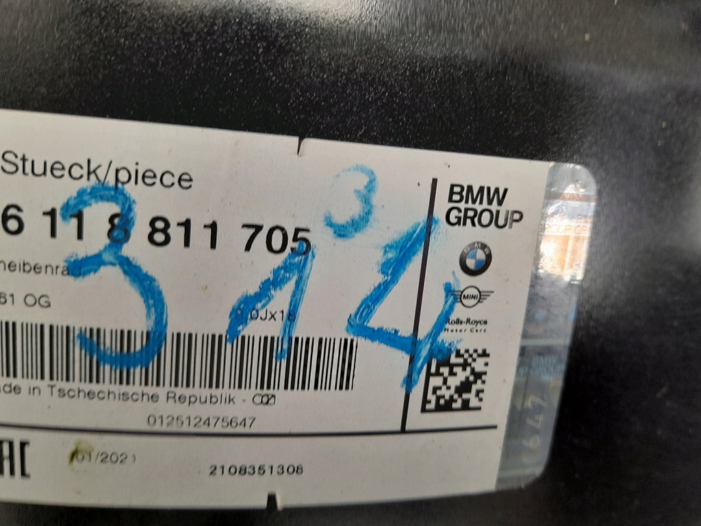 1x Alufelge 18 Zoll 9.0" 5x114.3 32ET Glanz 8811705 Toyota Rim Wheel