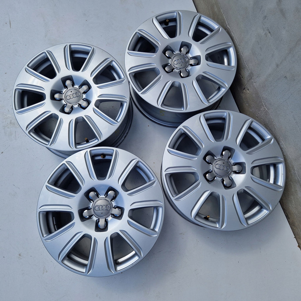 1x Alufelge 16 Zoll 6.5" 5x112 33ET Glanz Silber 8U0601025 Audi C5 A4 B6 B7