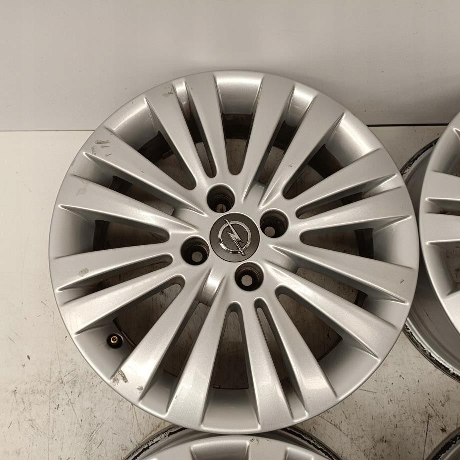 4x Alufelge 16 Zoll 6.0" 4x100 40ET Glanz Silber Opel Meriva A Corsa Rim Wheel FEL1802812064bv