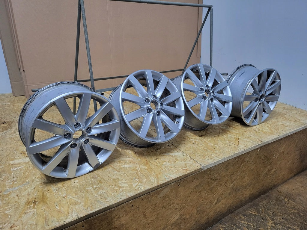 4x Alufelge 17 Zoll 7.0" 5x112 5K0601025F VW Golf VI Touran Rim Wheel FEL2014141364da