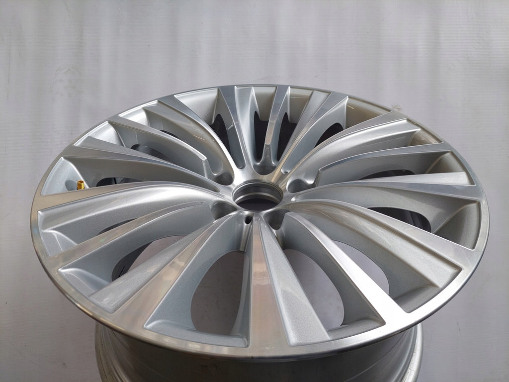 1x Alufelge 19 Zoll 9.5" 5x120 39ET Glanz Silber BMW 7 F01 Rim Wheel FEL2877496811vw