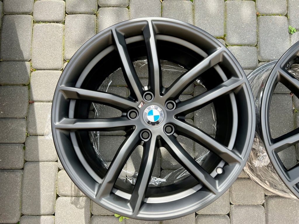 4x Alufelge 18 Zoll 8.0" 5x112 30ET Glanz Graphit 7855081 BMW G31 G30 Rim Wheel FEL8447685541vj