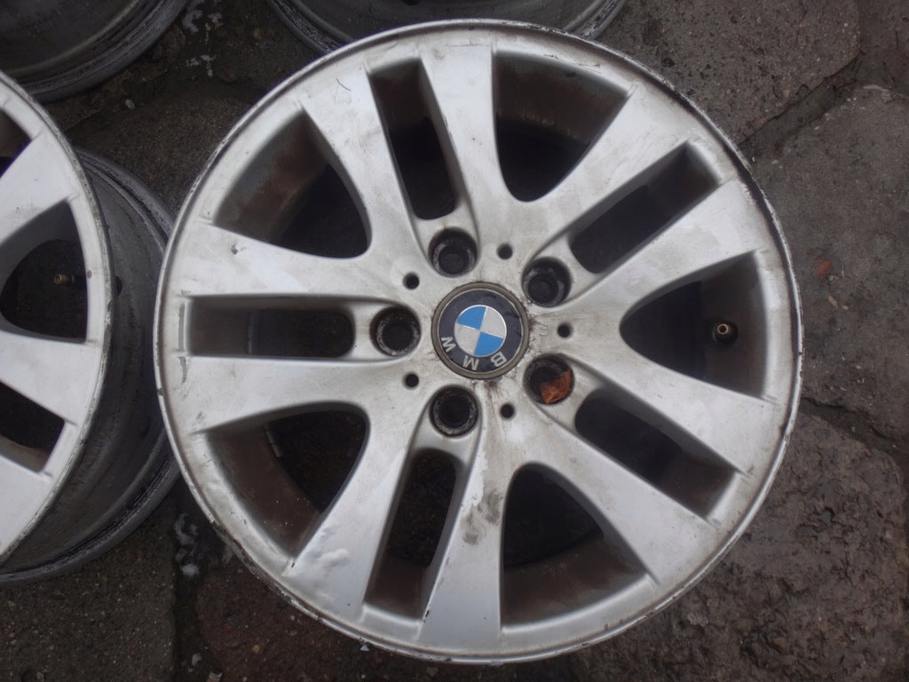 4x Alufelge 16 Zoll 7.0" 5x100 34ET Glanz Silber 6775595 BMW E91 E90 Rim Wheel FEL5309061495dy
